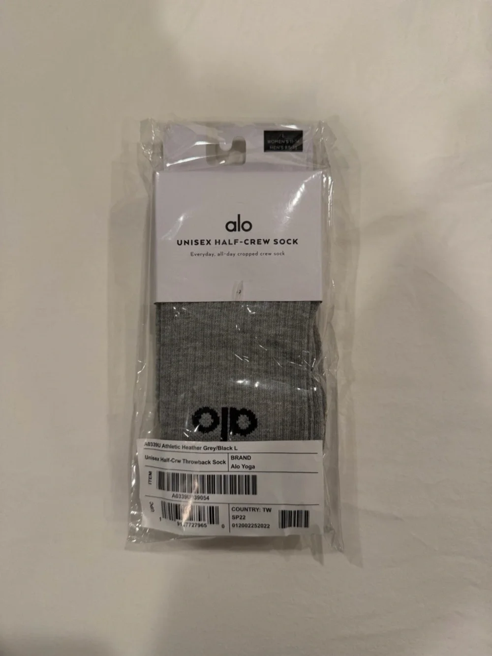 ALO Yoga Unisex Half-Crew Sock